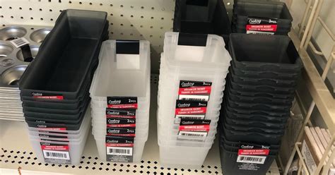 dollar tree clear organizer.